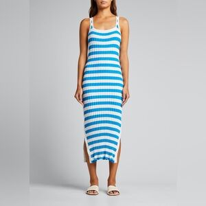 NWOT The Kimberly Striped Dress Swim Cover-Up